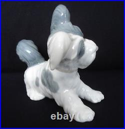 Lladro Skye Terrier Puppy Dog 6 Tall Porcelain Figurine #4643 Retired 1985 Mint