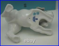 Lladro Spain Porcelain Playful Puppy Figurine Beagle Puppy #1070 Nib