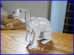 Lladro Spain WOE IS ME #5351 Retired Dog Figurine 1986