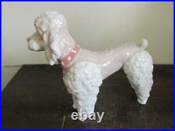 Lladro Spain Woolly Dog Poodle Standing Porcelain Figurine 1259