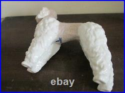 Lladro Spain Woolly Dog Poodle Standing Porcelain Figurine 1259