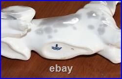 Lladro Spotted Great Dane (Large) Dog Figurine Great Condition Hard to Find