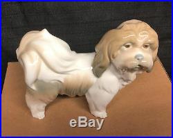 Lladro Standing Pekingnese Dog Figurine 6