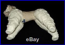 Lladro Standing Poodle Dog (wooly Dog) Glazed Porcelain Figurine #1259 Mint