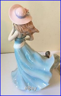 Lladro Style Like Girl Walking Dogs Absolutely Beautiful And Stunning