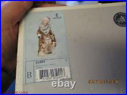 Lladro Surprise #5901 Figurine Clown With Dog/ Puppies In Box