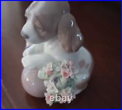 Lladro Take Me Home! Dog Figurine #6574