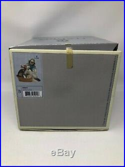 Lladro Take Your Medicine Girl & Dog Figurine 5921 Mint with Box