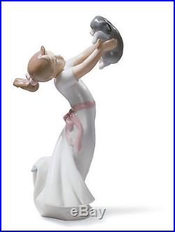 Lladro The Best of Friend #5032 New in Box Home Decor Figurine Statue Dog Girl
