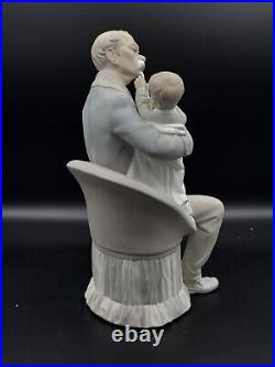 Lladro The Grandfather Baby/Child (4654) Glaze Finish