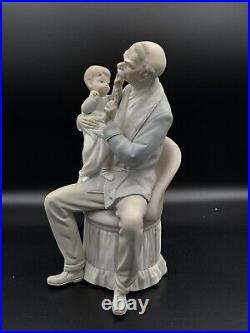 Lladro The Grandfather Baby/Child (4654) Glaze Finish