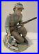 Lladro The Sportsman #6096 Hunter with Dog and Gun with Box Retired