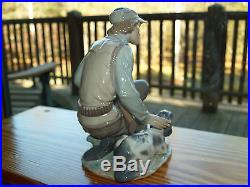 Lladro The Sportsman #6096 withDog & Gun RARE Retired Signed by Lladro