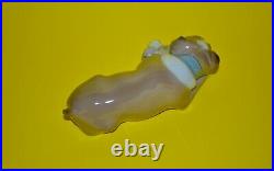 Lladro Unlikely Friends Bulldog Dog and Cat Figurine #6417 Made in Spain 1996