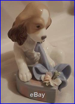 Lladro Utopia Collection Can't Wait Dog #8312 No Box