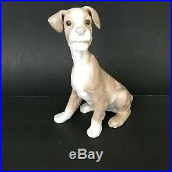 Lladro Very Old, Very Rare First Issue Terrier Dog with 1965-70 Mark, Flawless