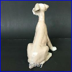 Lladro Very Old, Very Rare First Issue Terrier Dog with 1965-70 Mark, Flawless