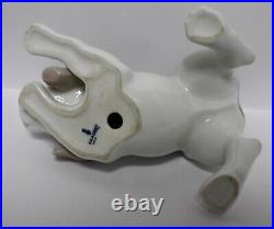 Lladro Vintage Porcelain LARGE PLAYFUL PUPPY by Julio Fernández 1970 6.5L MINT