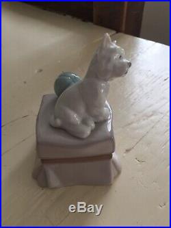 Lladro Westie My Favorite Companion Dog Figurine
