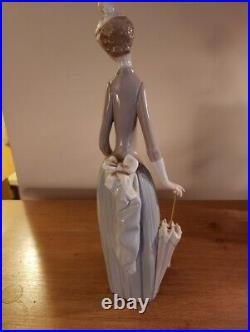 Lladro Woman with Dog #4961