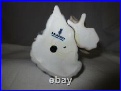 Lladro Woman with Umbrella and Dog Figurine # 4761