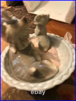 Lladro Yorkshires Our Cozy Home #6469 RETIRED & RARE with ORIGINAL BOX GREAT