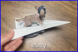 Lladro dog pilot airplane Elegant Graceful Formal Luxury Spain Figurine Japan