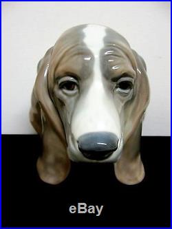 Lladro figurine 1149 DOG'S HEAD BUST 6 Early lladro 1971