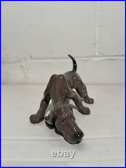 Lladro figurines collectibles retired Vintage hound dog 6 w