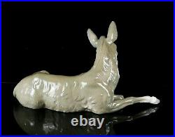 Lladro -large Donkey- Christmas Nativity Scene Figure Model 1389 E-22 Horse Pony