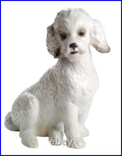Lladro porcelain Sweet Poodle dog figurine