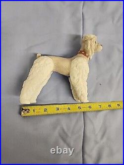 LladroPoodle Standing Dog Porcelain Figurine