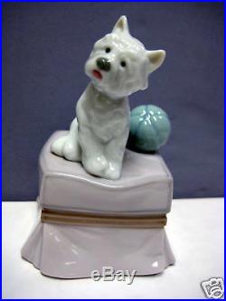 My Favorite Companion Westie Puppy Dog By Lladro Porcelain #6985