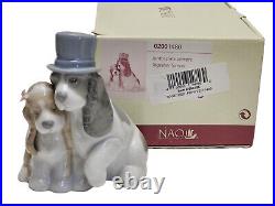 NAO BY LLADRO TOGETHER FOREVER 1480 GLOSSY PORCELAIN FIGURINE with ORIGINAL BOX