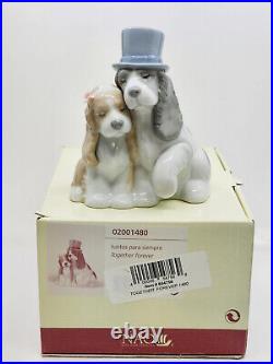 NAO BY LLADRO TOGETHER FOREVER 1480 GLOSSY PORCELAIN FIGURINE with ORIGINAL BOX