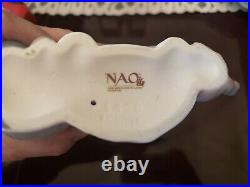 NAO Lladro 1438 Winter Games snowman with child & puppy dog Vintage