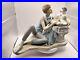 NAO by LLADRO BOY & DOG LARGE PORCELAIN FIGURINE Early 1977 Retired Model Large