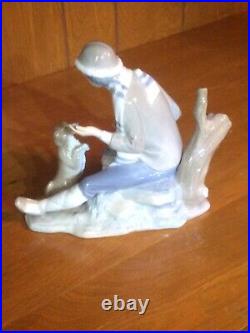 NAO by Lladro #140 Lesson for the Dog. Excellent Condition