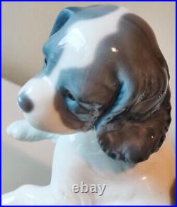 NAO by Lladro Two Dogs Playing Figurine. Moving