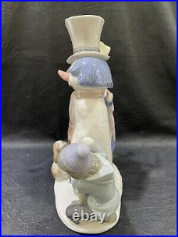 NEW IN BOX Lladro 5713 The Snowman with Boy Girl & Dog Porcelain Figurine