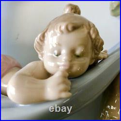 NIB Lladro Little Napmates #6853 Porcelain Figurine Mint Condition