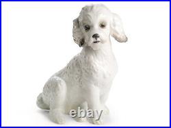 Nao By Lladro Sweet Poodle Brand New In Box #1655 Dog White Large Save$ Free Sh