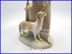 Nao by Lladro Figurine Girl Holding Basket with Dog, 11