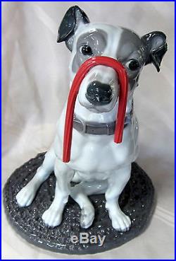 New Lladro #9192 Jack Russel With Licorice Brand New In Box Dog Large Save$ F/sh