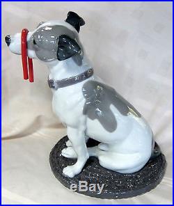 New Lladro #9192 Jack Russel With Licorice Brand New In Box Dog Large Save$ F/sh