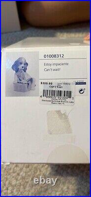 New Lladro Can't Wait Dog Figurine #8312 Brand Nib Animal Cute Gifts Save$$ F/sh