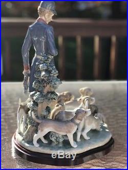 PACK OF HUNTING DOGS Lladro #5342 Limited Edition, Original Box, COA, Very Rare