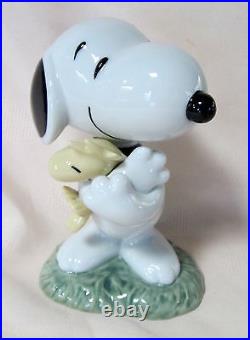 PEANUTS NAO BY LLADRO SNOOPY With WOODSTOCK BRAND NIB #531 CHARLIE BROWN DOG F/SH