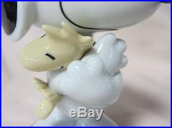 PEANUTS NAO BY LLADRO SNOOPY With WOODSTOCK BRAND NIB #531 CHARLIE BROWN DOG F/SH
