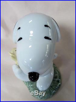 PEANUTS NAO BY LLADRO SNOOPY With WOODSTOCK BRAND NIB #531 CHARLIE BROWN DOG F/SH